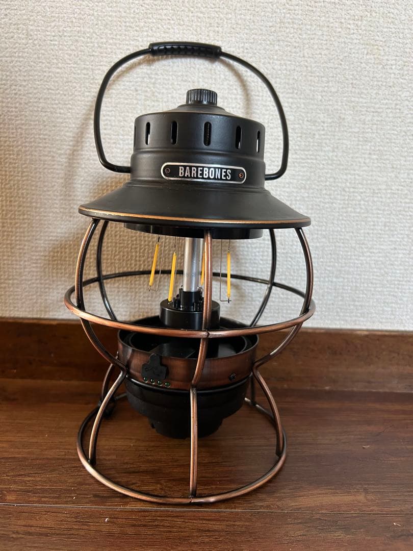 【ホヤ無】BAREBONESレルロードランタン　アンティークブロンズ【ケース付】