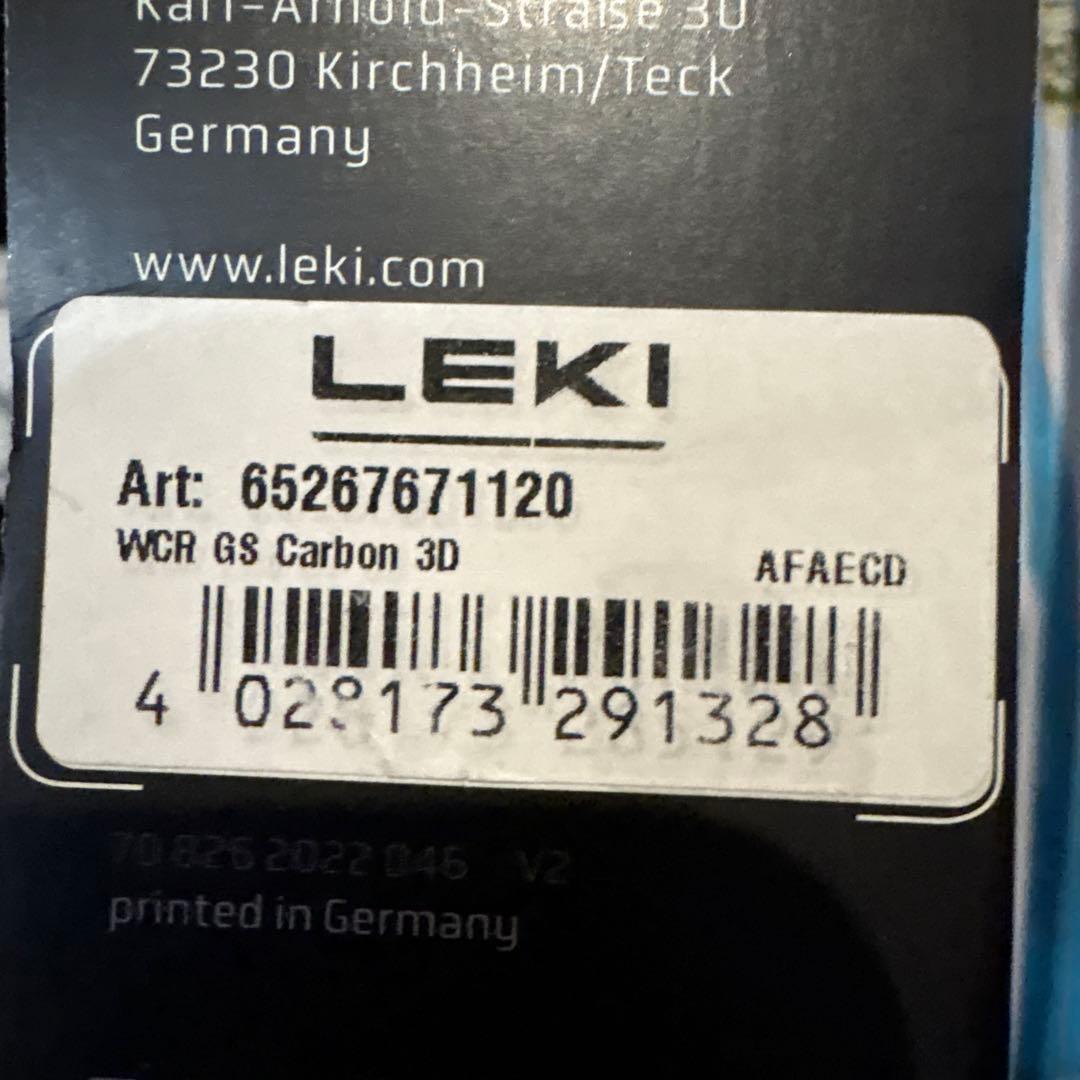 【新品・未使用】 LEKI レキ GS ストック 120cm
