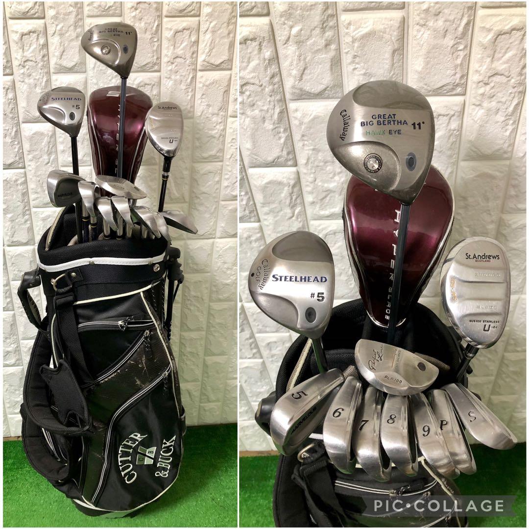 初心者おすすめ☆メンズ ゴルフクラブセット☆キャロウェイGBB☆キャディバッグ付