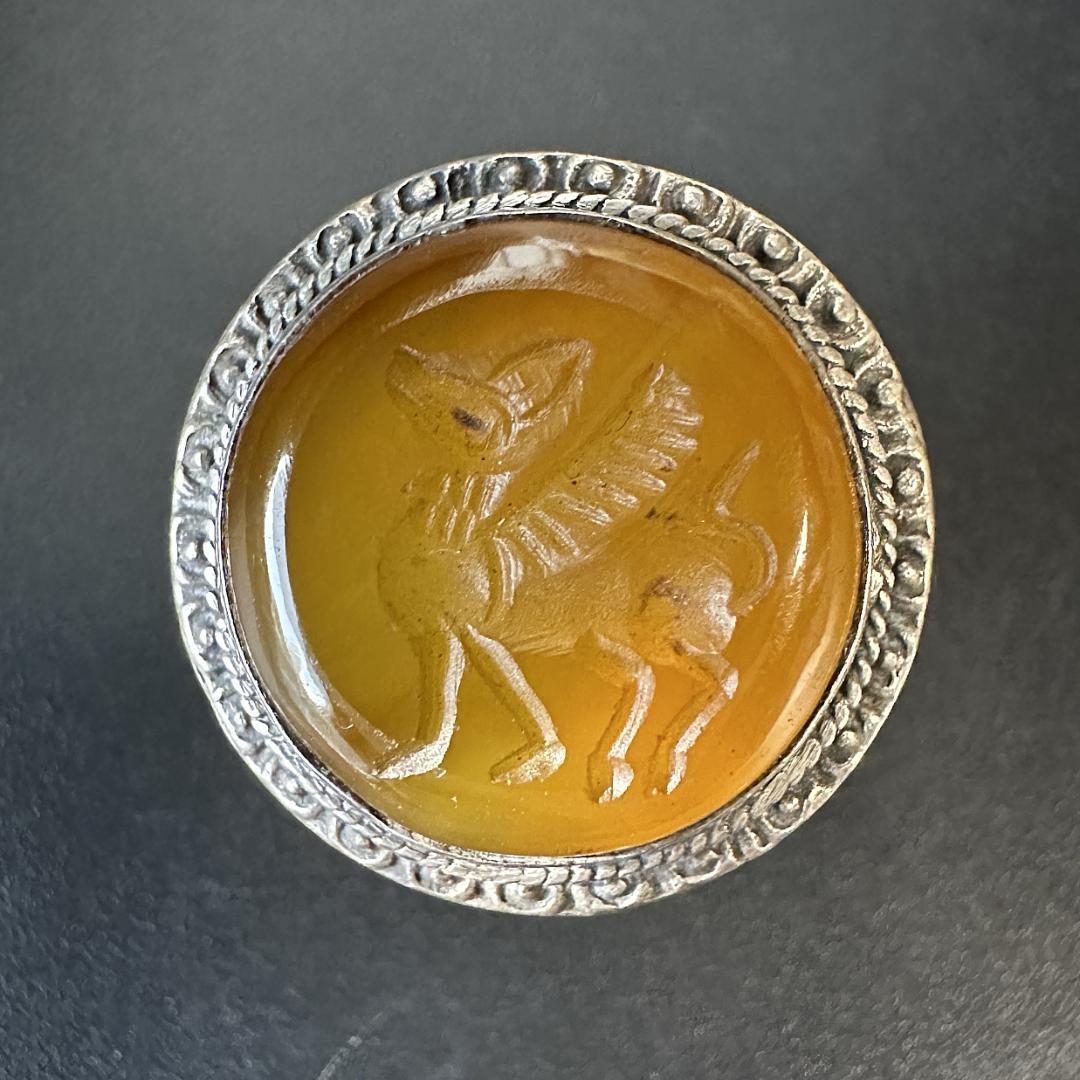 ビザンツ シルバーリング 銀 指輪 パワーストーン カラーストーン 1552