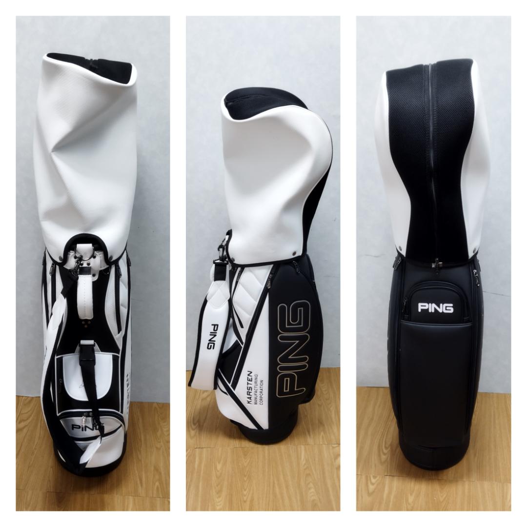 Y♢821 PING キャディバッグ KARSTEN ゴルフバッグ