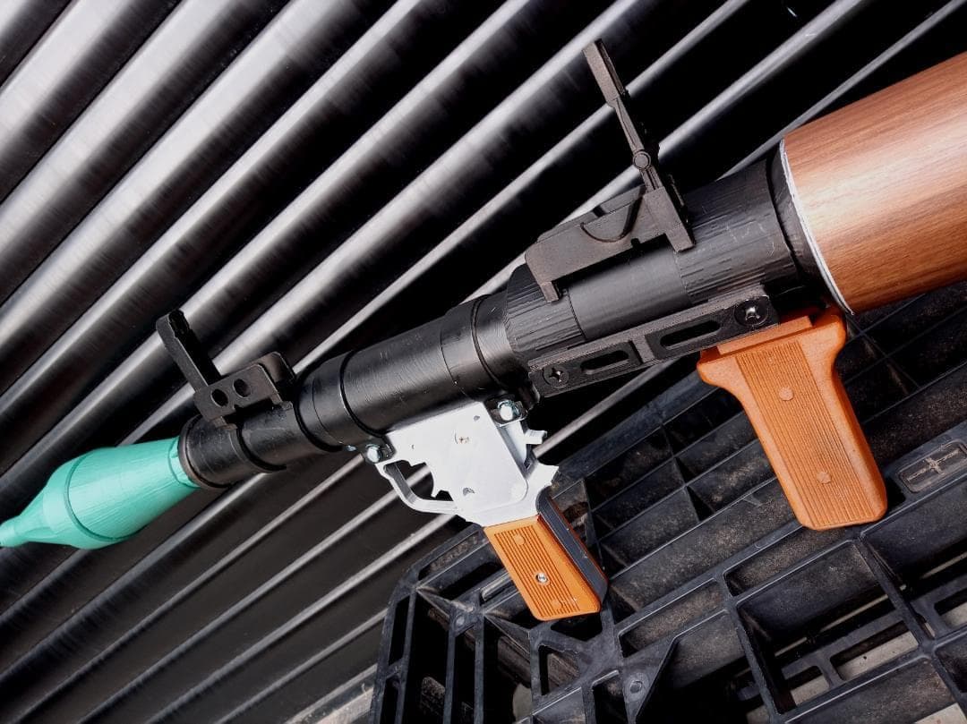 フルスクラッチ RPG-7 ロケットランチャー 3Dプリンター 成形 P