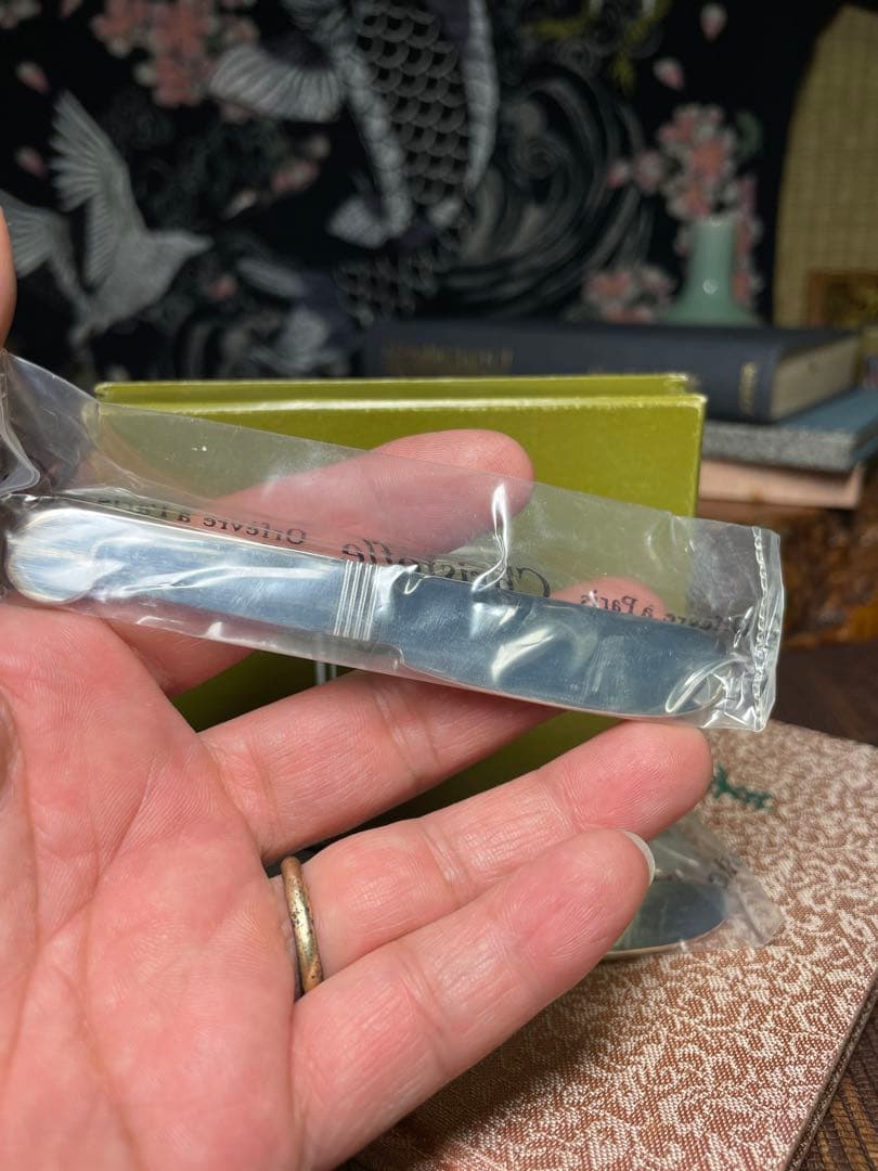 U*a様 希少 クリストフル アールデコ バターナイフ 6点 紙箱入り