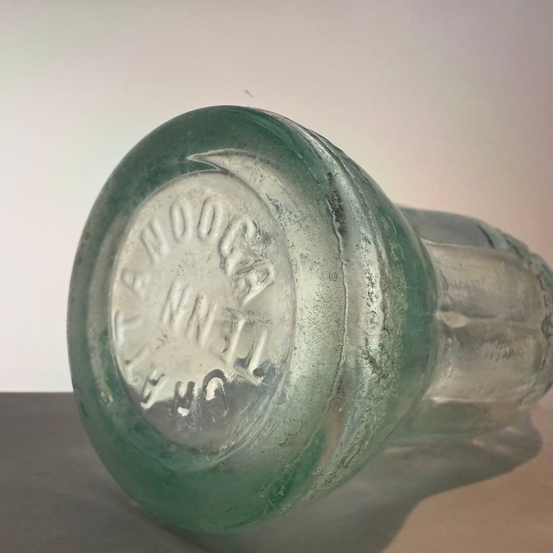 C2 1920年代　コカコーラ コンツァーボトル ライトグリーン 瓶