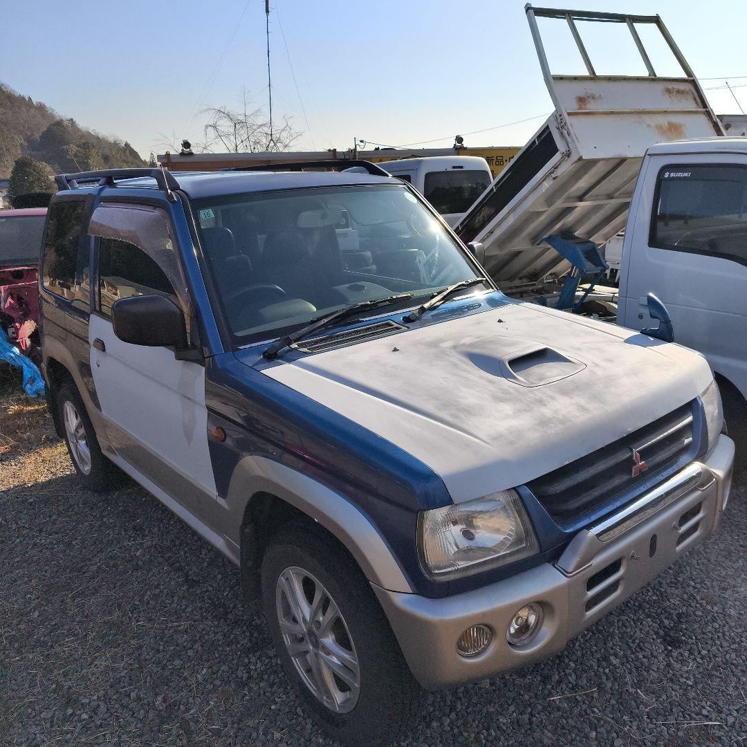 オイル漏　凹傷褪せ痛みプラサフ塗装部分有り　部品取車扱　パゼロミニ　車両保証無し