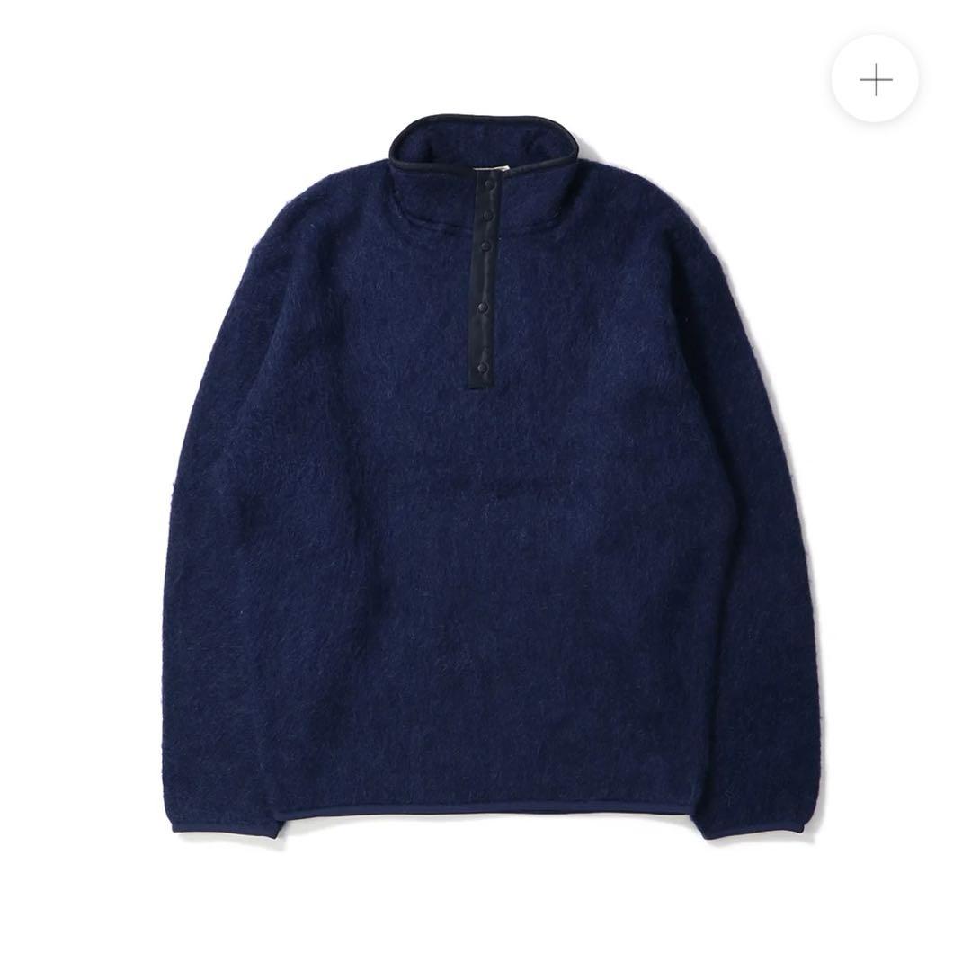 新品nanamica Pullover Mohair Sweater NAVY