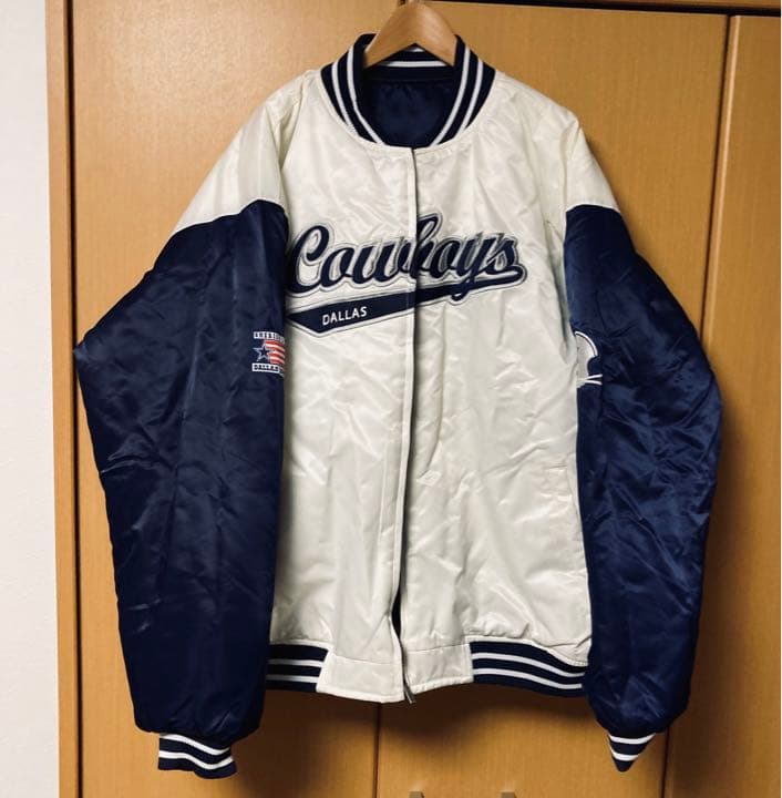 NFL カウボーイズ　リバーシブルスタジャン