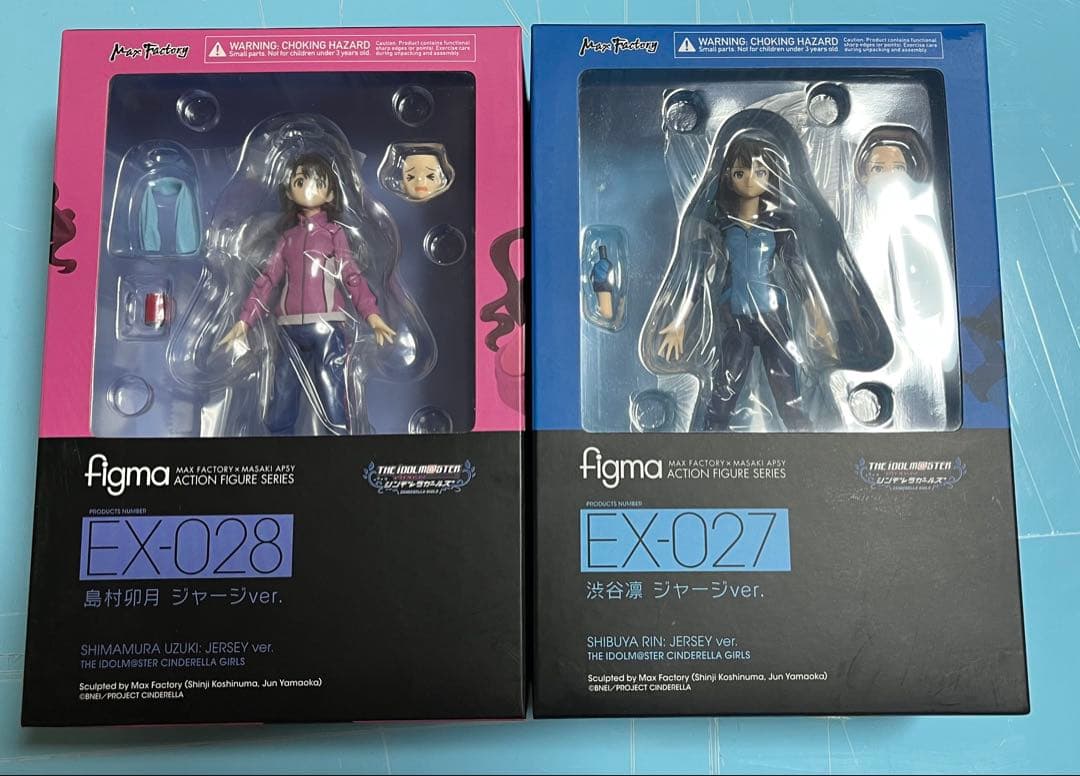 未開封　figma 渋谷凛 島村卯月ジャージver. 2015夏