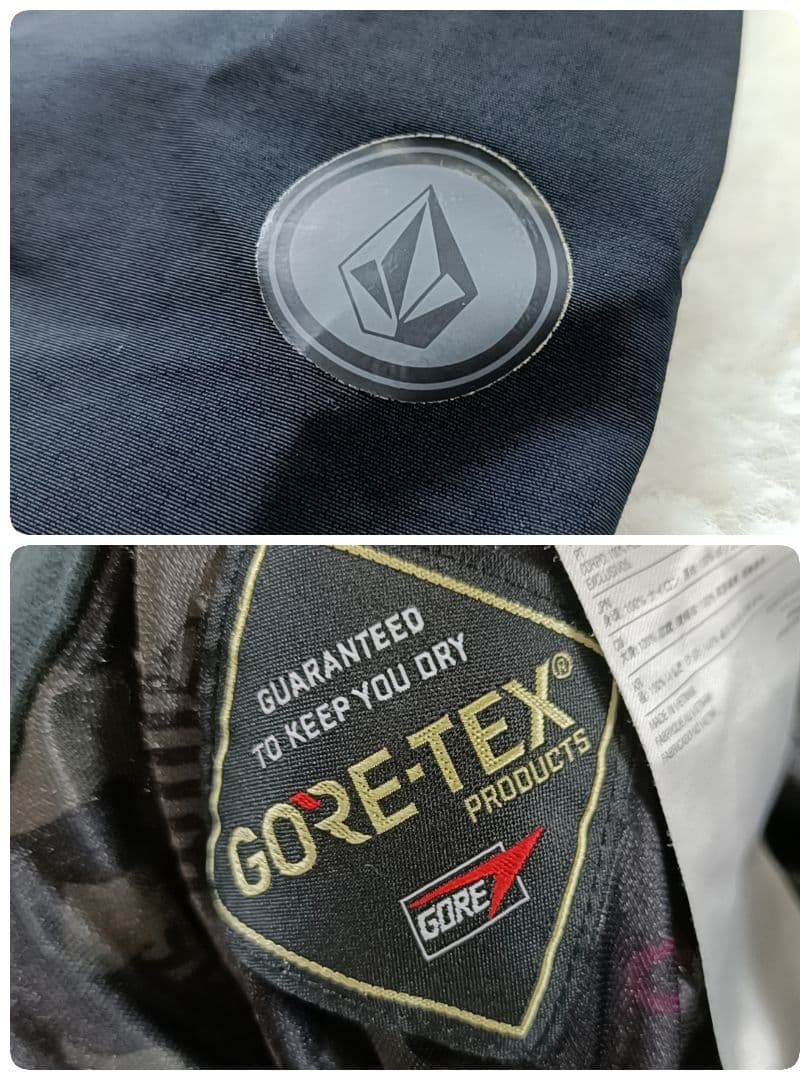 希少✨ボルコム ゴアテックス スノーボードウェア パンツ スキー ブラック М