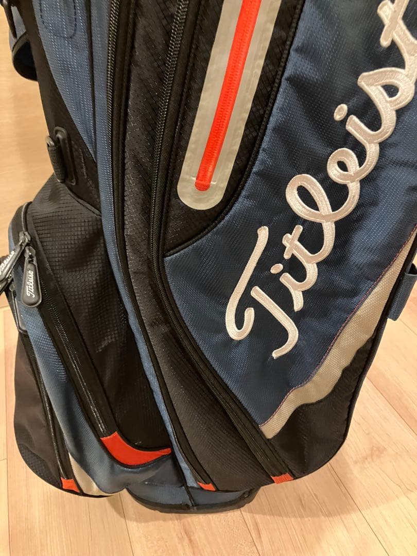 Titleist キャディバッグ スタンド付き 青