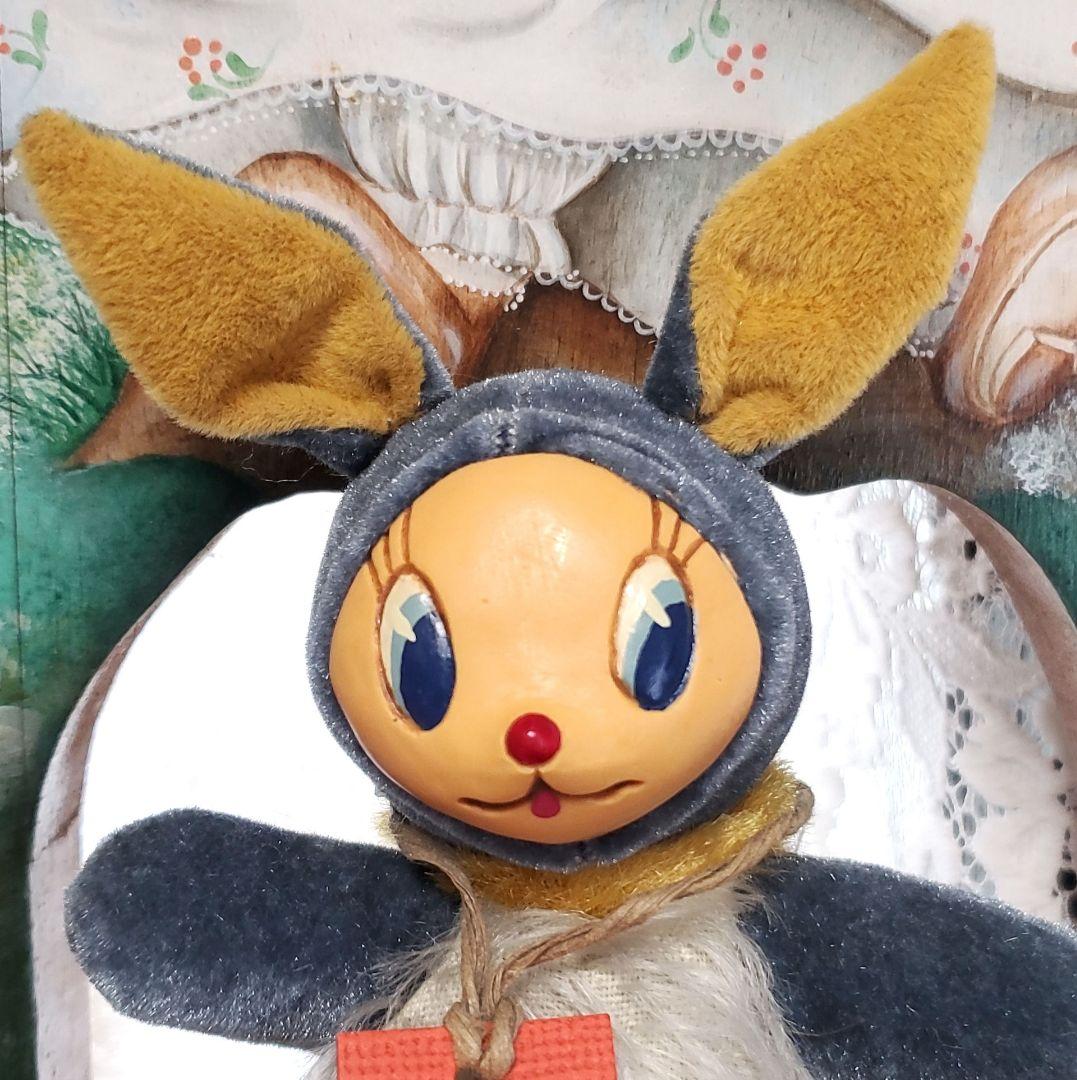 2001年制作Pocket Face-Kunブルーうさぎ 大塚勝俊ハンドメイド