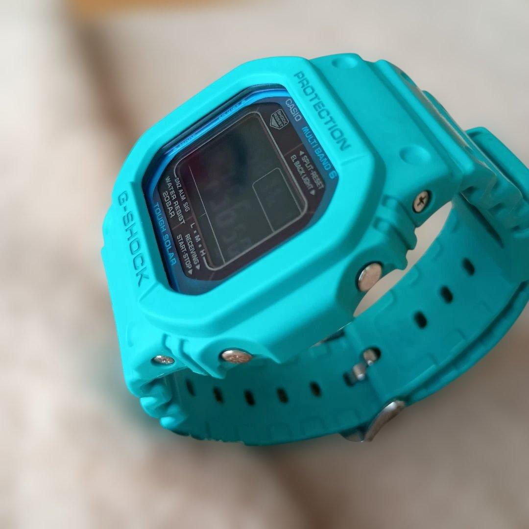 カシオ G-SHOCK 　GW-M5610MD　ソーラー　電波　ブルー　青