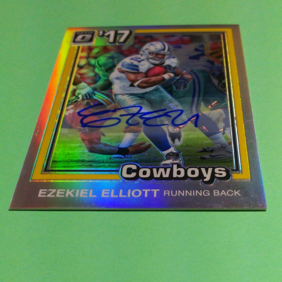 EZEKIEL ELLIOTT　エゼキエル エリオット　直筆サインカード　NFL