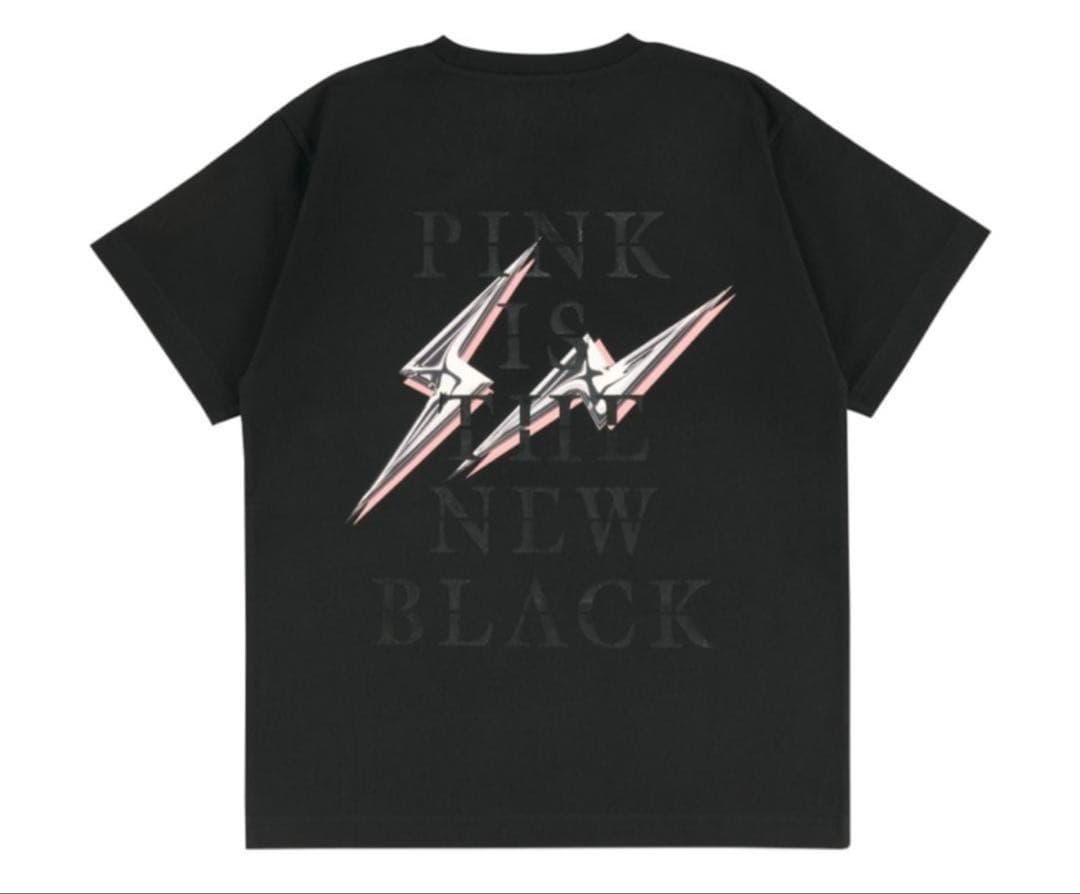 フラグメント x BLACKPINK Tシャツサンダー \"ブラック\" M