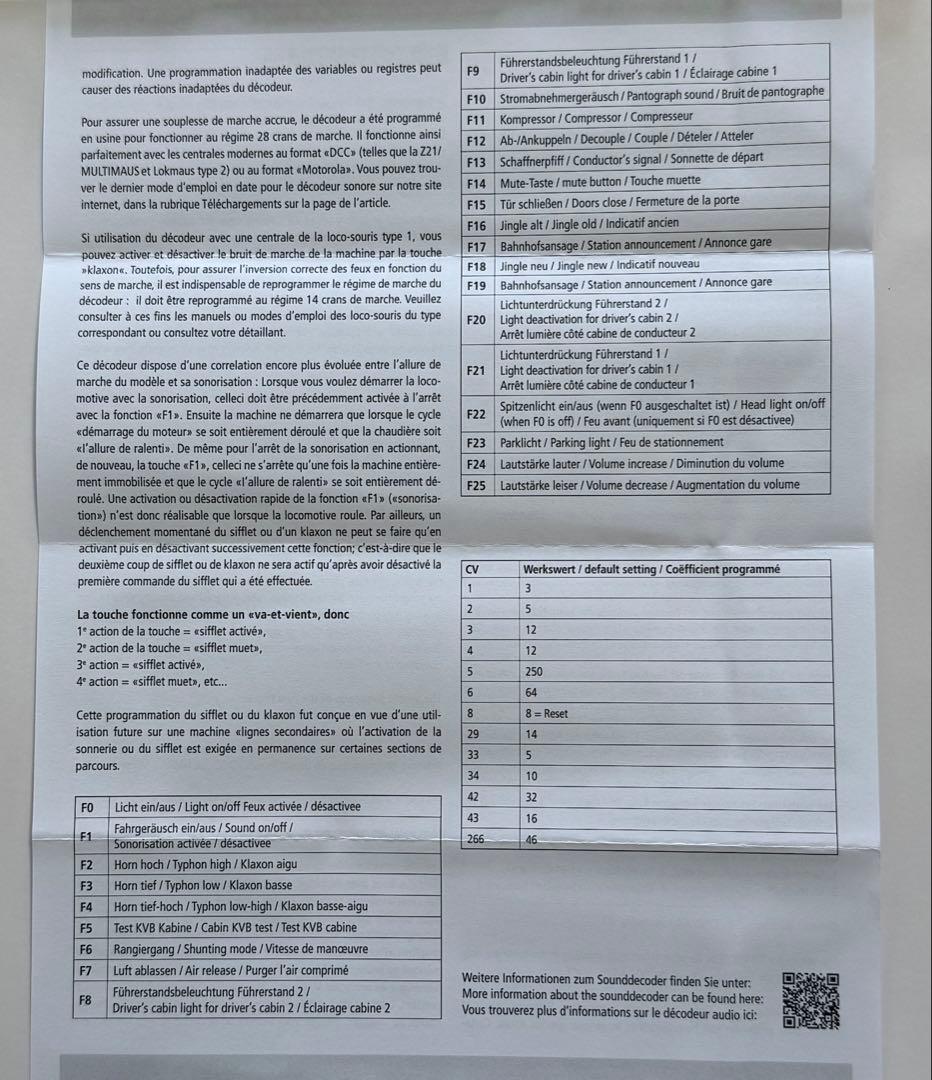 鉄道模型 HO ROCO 70617 DCCサウンド SNCF CC6520