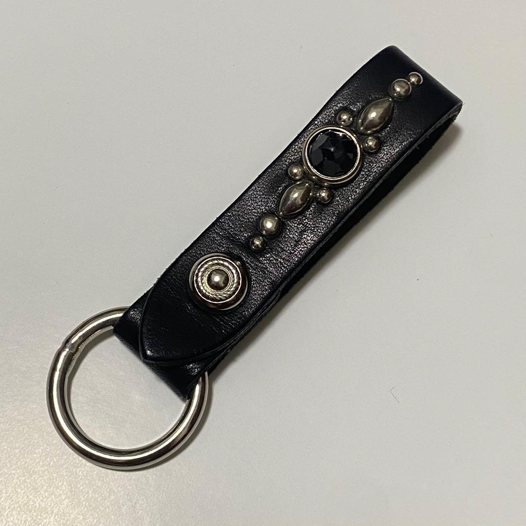 THEREALMcCOY'S レザー　キーホルダー　キーリング　ブラック