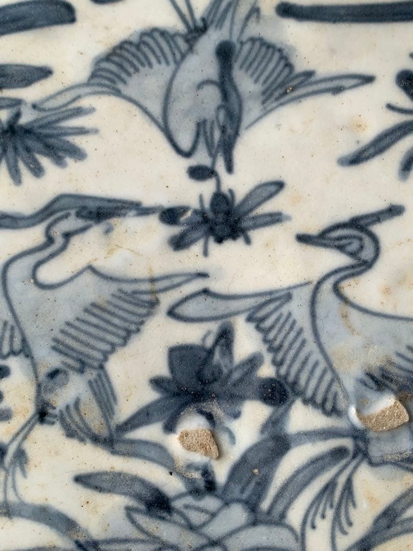 中国明時代染付大皿