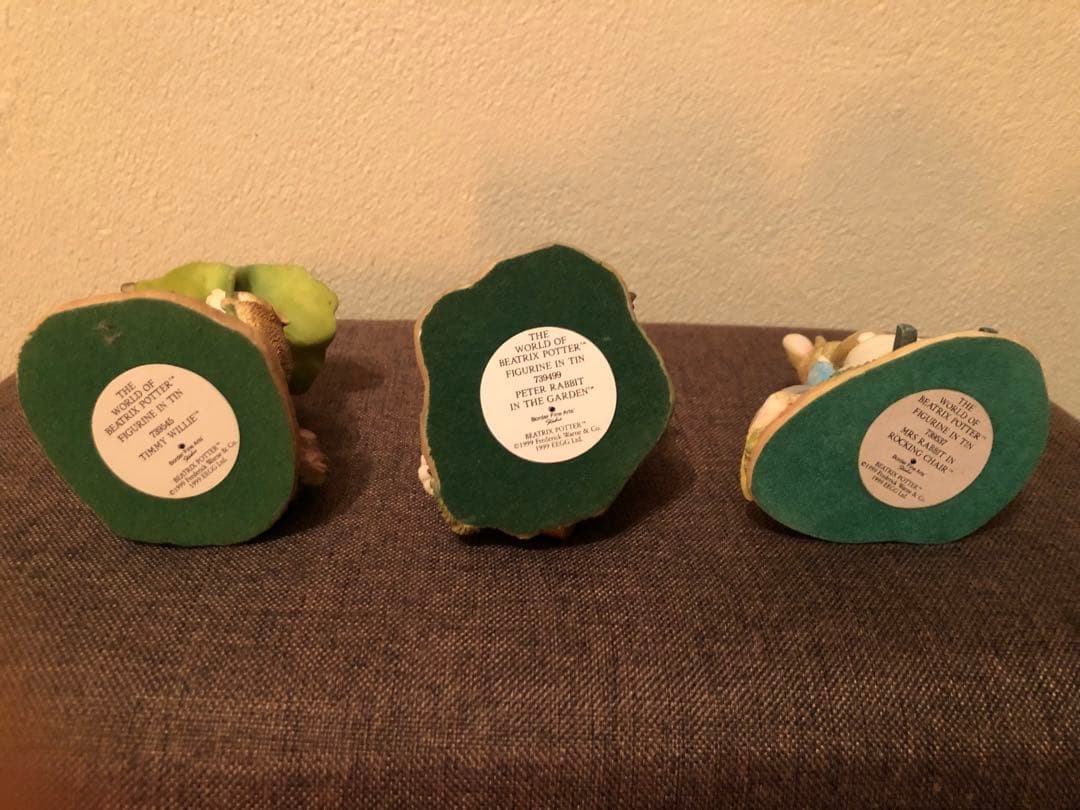 ピーターラビットとその仲間たち　フィギュア8点