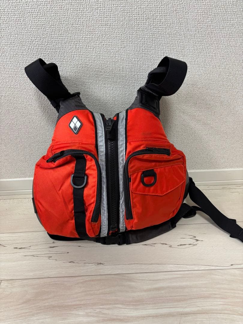 mont-bell ライフジャケット オレンジ/グレー