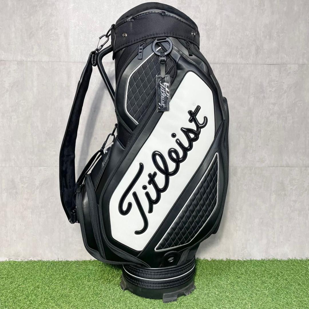 【極美品】Titleist タイトリスト キャディバッグ ゴルフバッグ ブラック