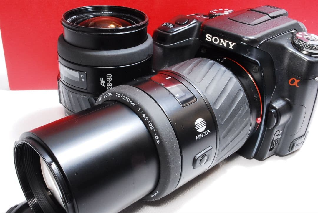 ★やさしく始める一眼★SONY α 100ダブルズームキット★付属充実★