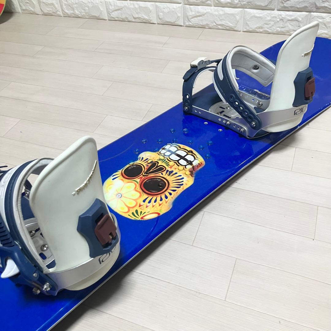 ケース付/RIDE TIMELESS ライドスノーボードセット152 バイン約M