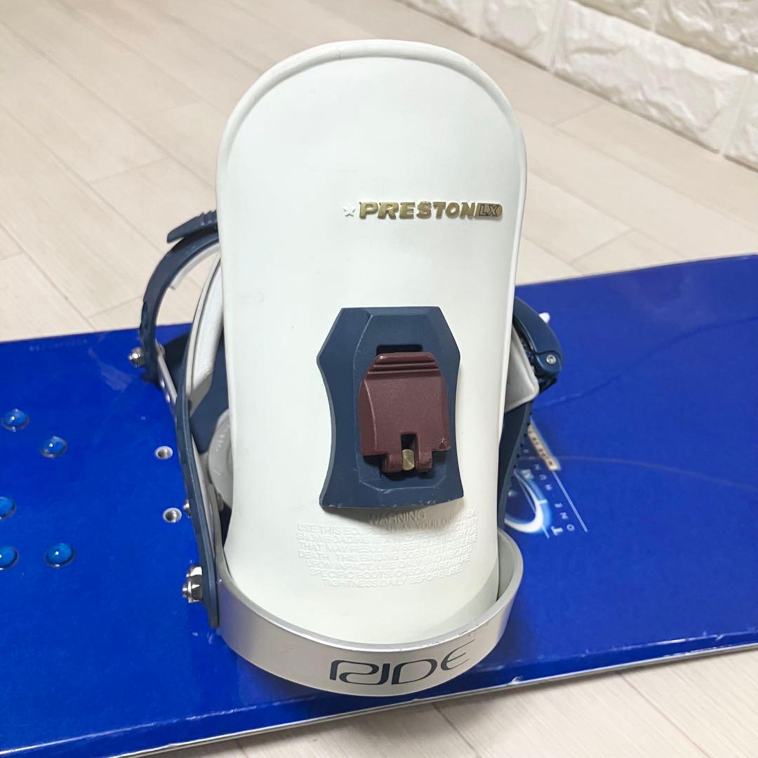 ケース付/RIDE TIMELESS ライドスノーボードセット152 バイン約M