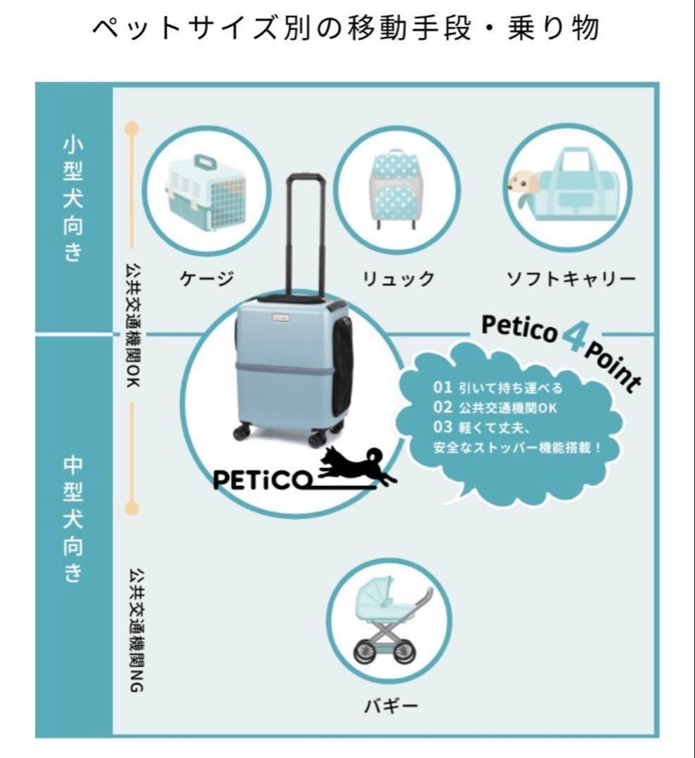 【値下げ❗️】ペチコ　PETiCO Mサイズ（ピンク×ホワイト）