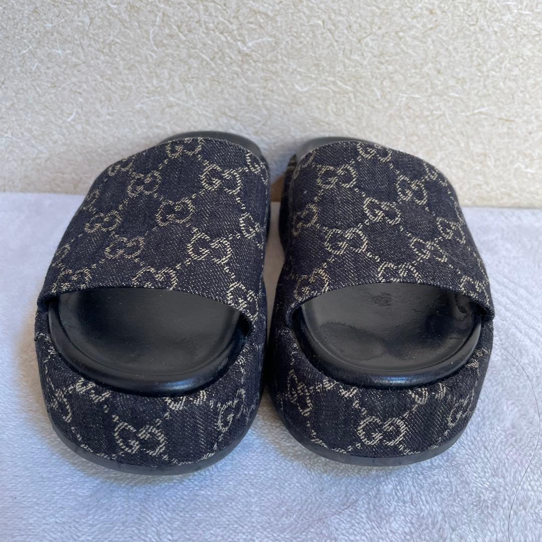 GUCCI グッチ　サンダル　総柄　GG柄