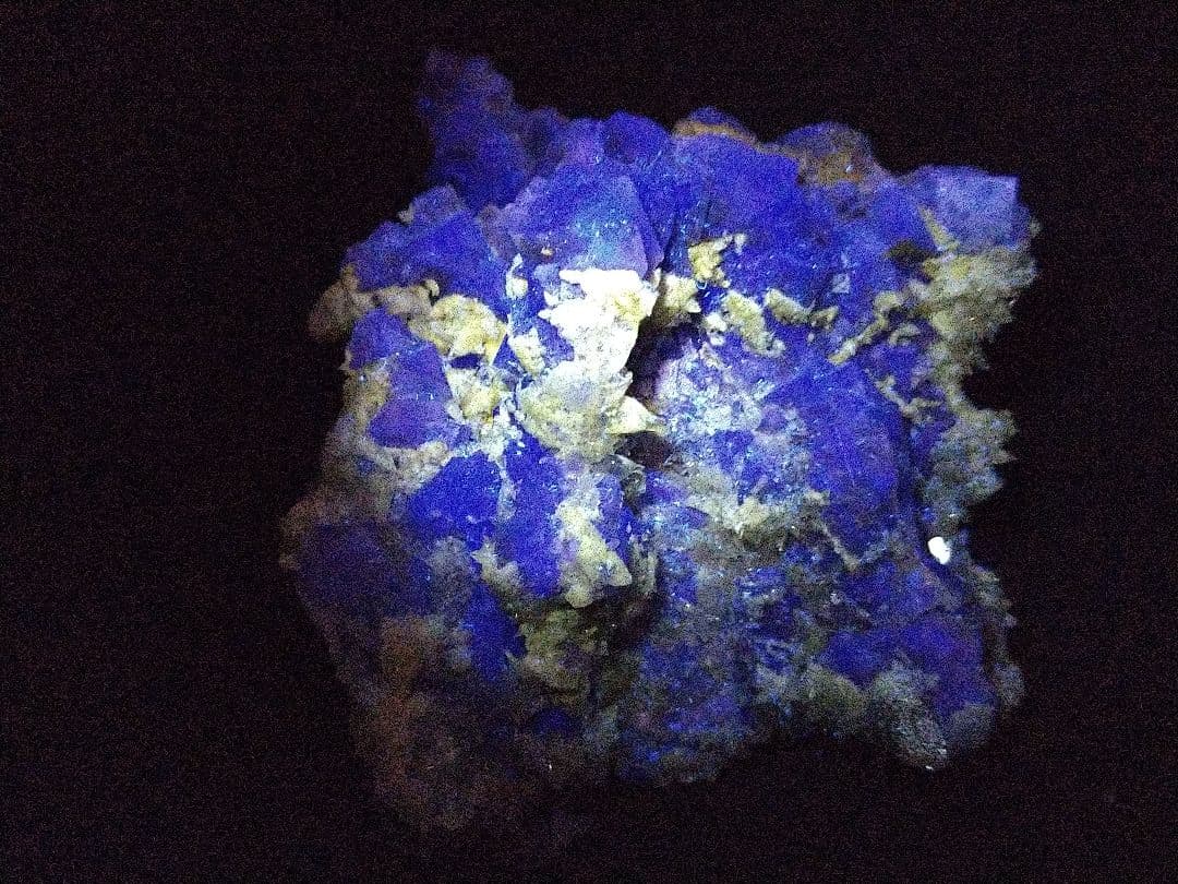 鉱物標本 フローライト 蛍石 カルサイト 方解石 共生標本 蛍光 大型サイズ