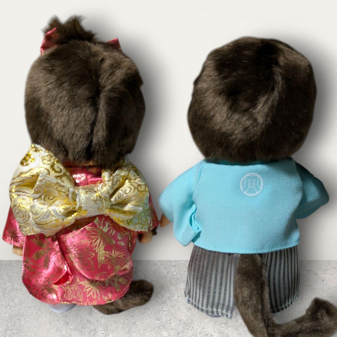 モンチッチ 和服 ぬいぐるみ 　紋付袴 振袖