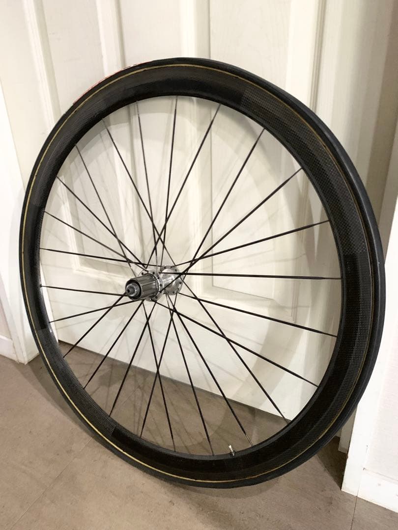 ◆重量タイヤ込1.1kg激軽【カーボンホイール】DURAACEバブ！チューブラー