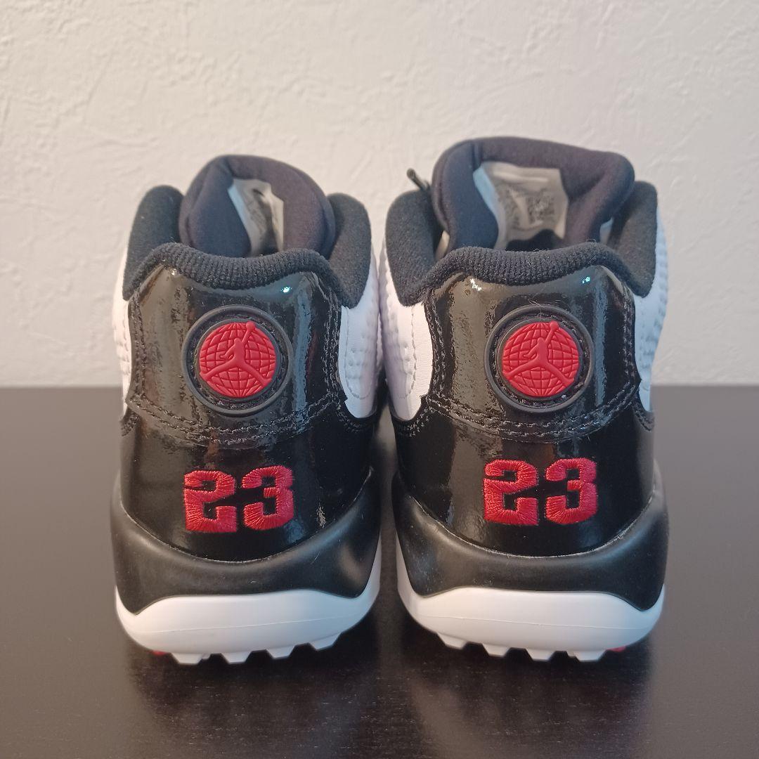 新品未使用 23.5cm ナイキ エアジョーダン9 ゴルフ ホワイト/ブラック