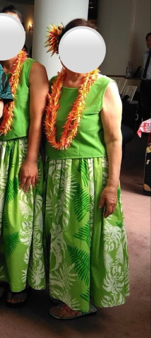 フラダンス　衣装　セットアップ