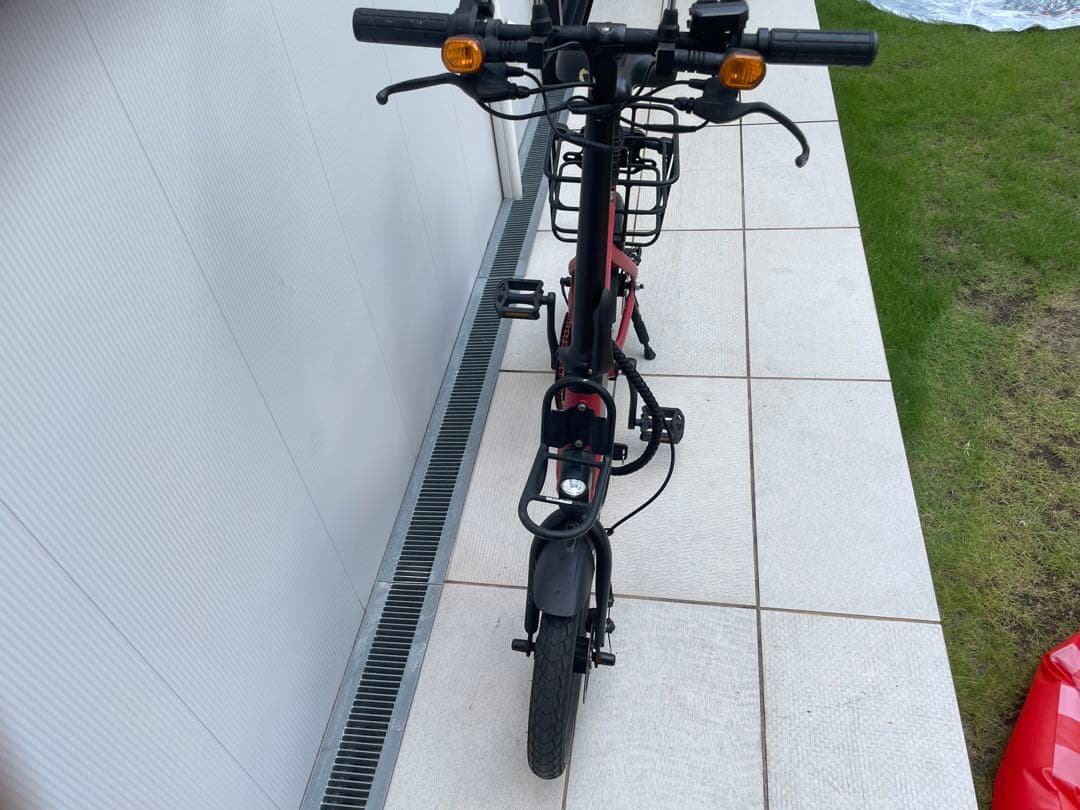 Ripples! 電動自転車 電動ハイブリッド アシスト 自転車 レッド 赤