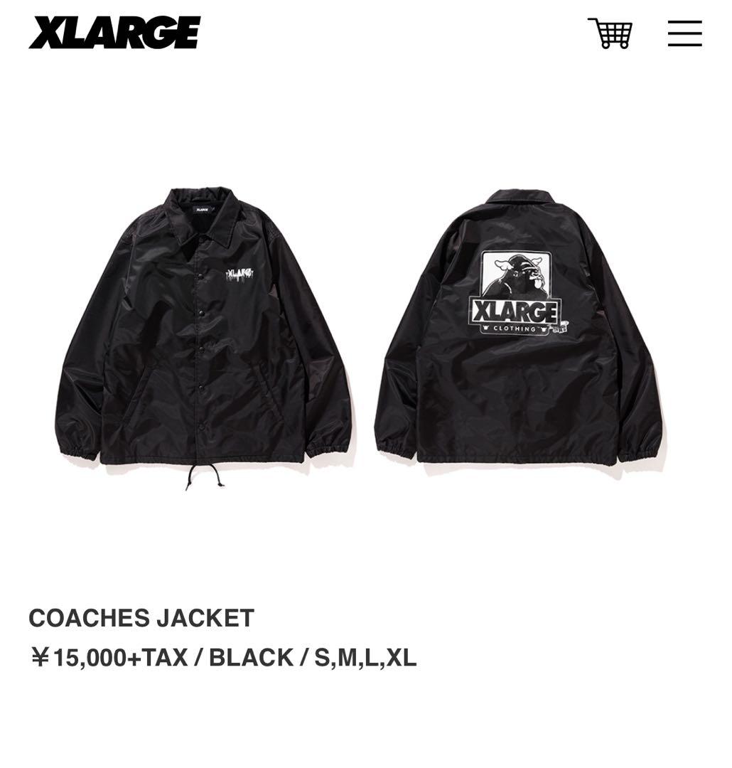 XLARGE×D*Face コーチジャケット