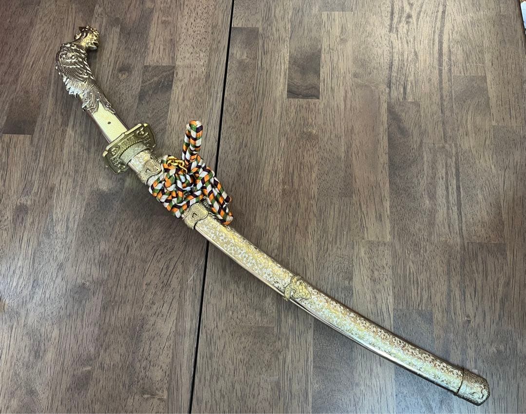 【アンティーク】鳥頸太刀拵 衛府太刀拵 細太刀拵 模造刀 太刀 日本刀 レトロ