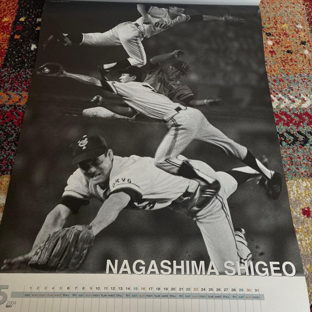 新品未使用 2004 ANA 長嶋茂雄 カレンダー 読売巨人軍