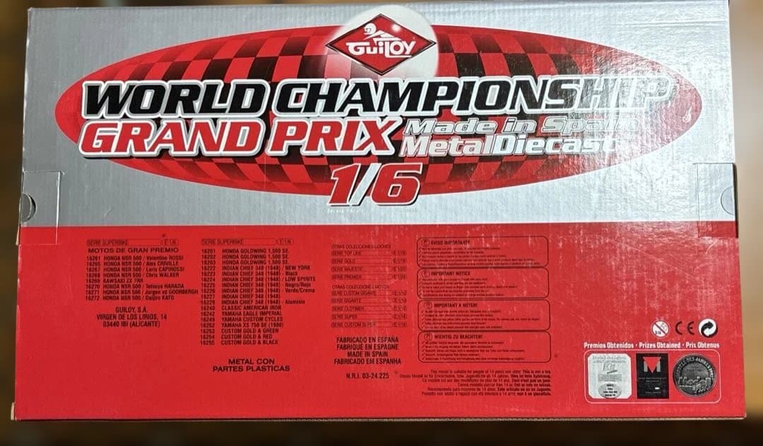 WORLD CHAMPIONSHIP HONDA RC 2II バイクフィギュア