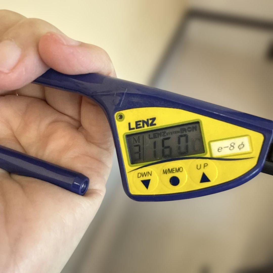 LENZ e-8φレンツアイロン　丸8ミリアイロン　理容アイロン