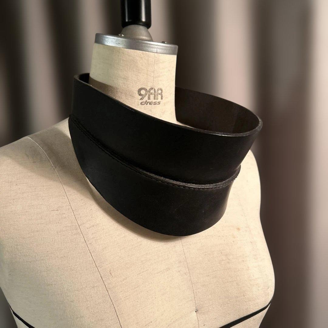 Rick Owens レザー サンバイザー