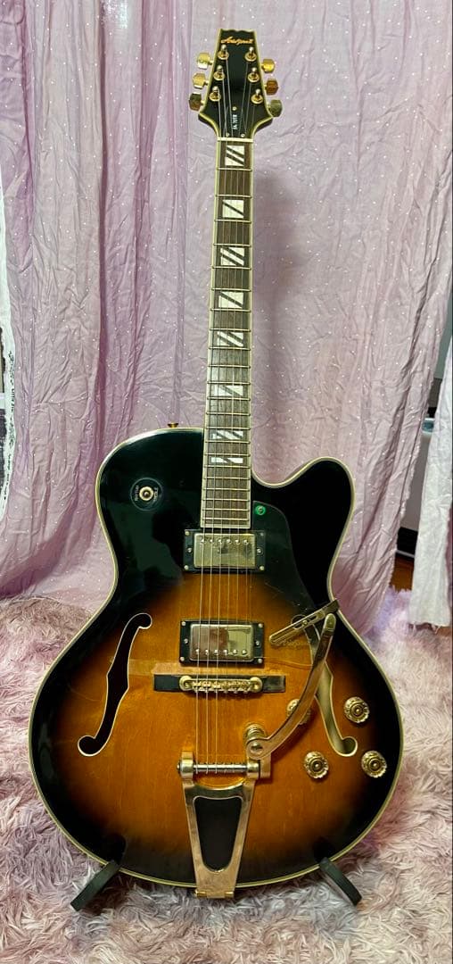 Aria Pro II FA-70TR フルアコ / Bigsbyタイプトレモロ