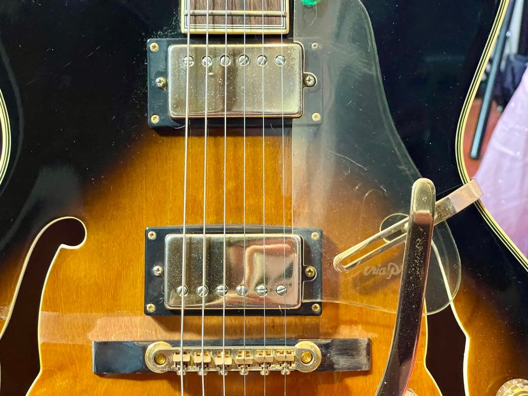 Aria Pro II FA-70TR フルアコ / Bigsbyタイプトレモロ