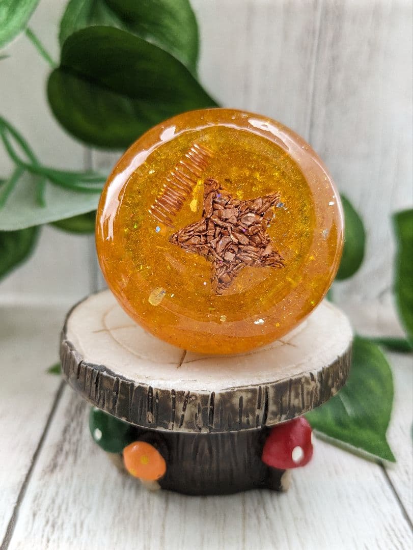 【めぐりん】５種類ミックスのバステト形オルゴナイト☆他３点