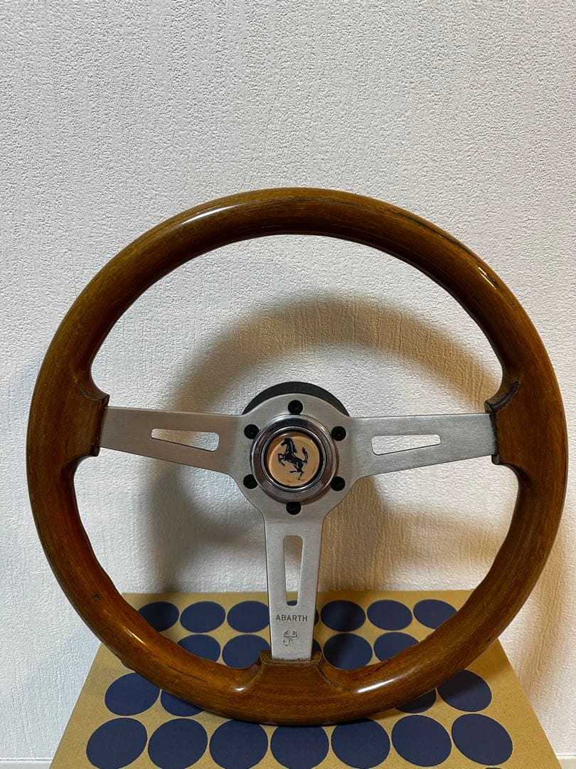 ABARTH ウッドステアリング