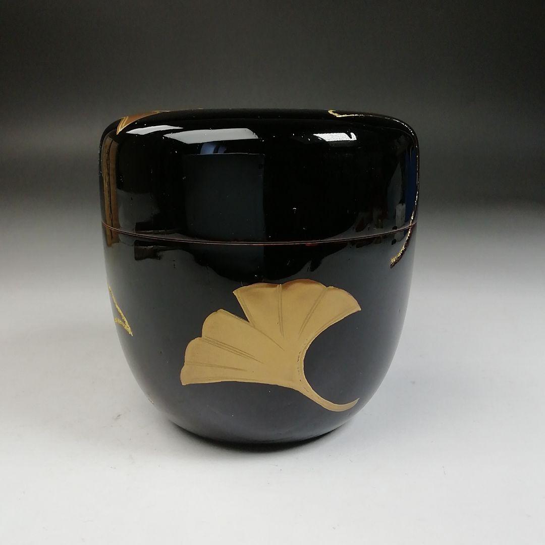 Ｗ１７９　棗　『鵬雲斎好写　五葉棗』『吉田一峰 作』　共箱　茶道具