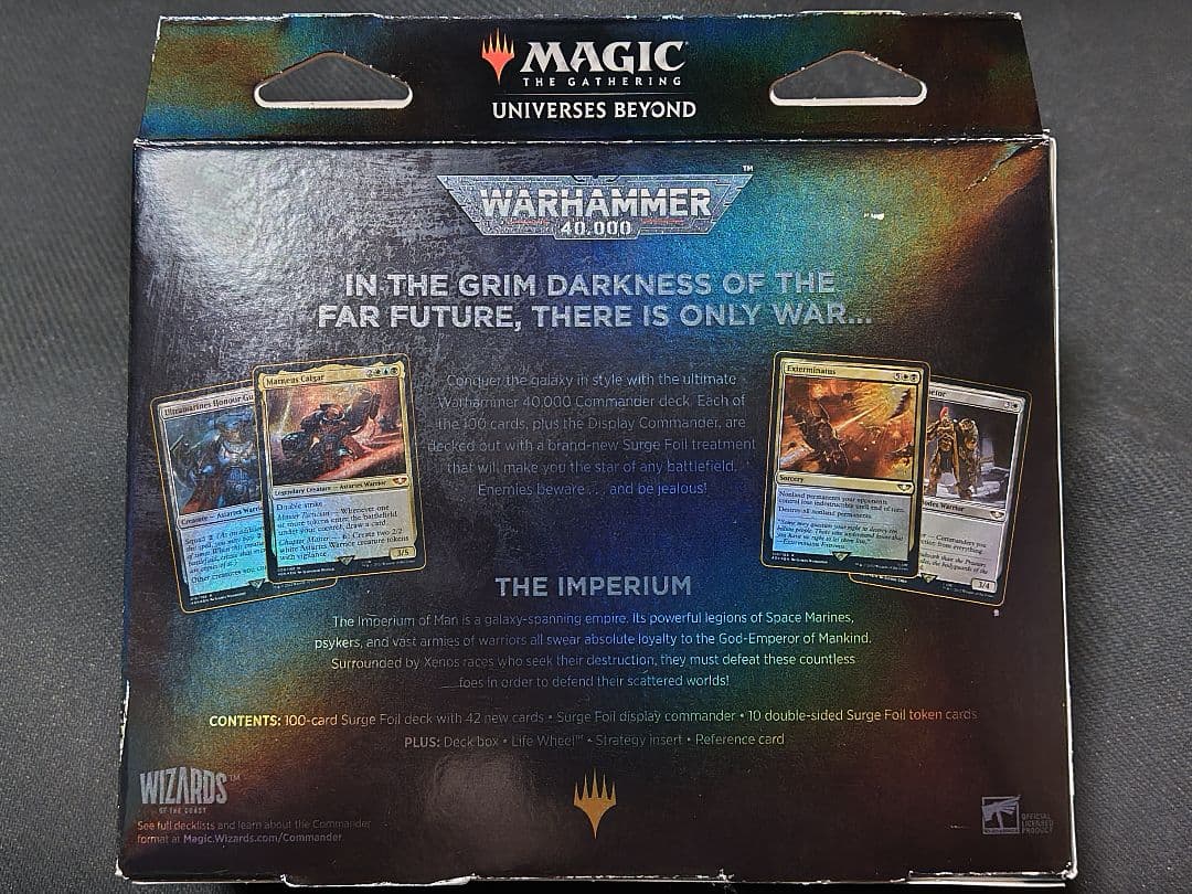 【MTG】ウォーハンマー40,000「帝国の諸軍」コレクター版（未開封）