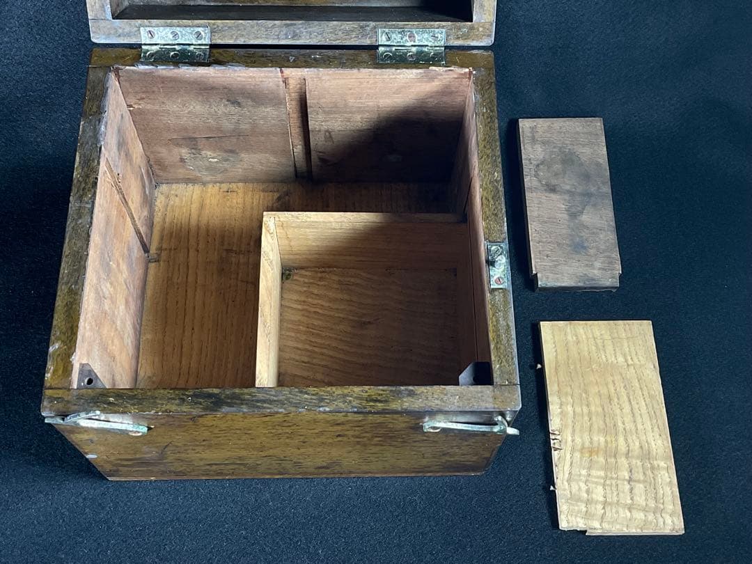 医者　道具箱　木箱　往診鞄　古道具