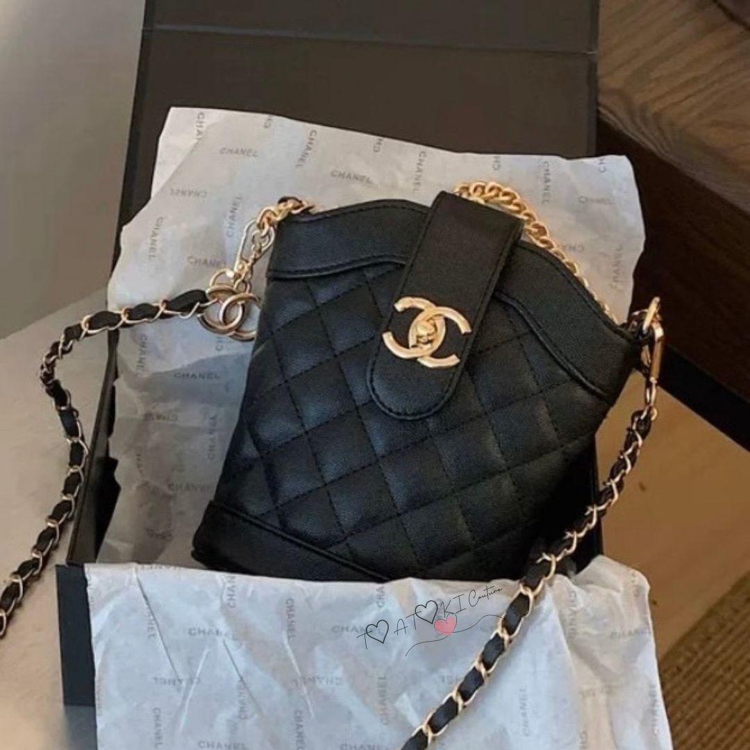 訳あり❤CHANEL❤非売品 ブラック キルティング ショルダーバッグ