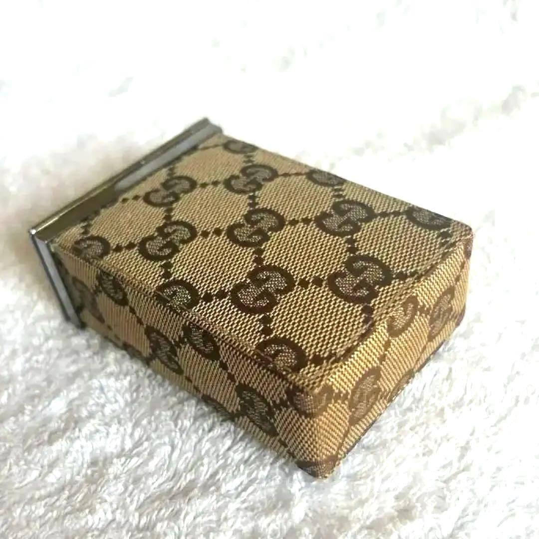 入手困難　グッチ GGキャンバス シガレットケース 廃盤 レア ブラウン